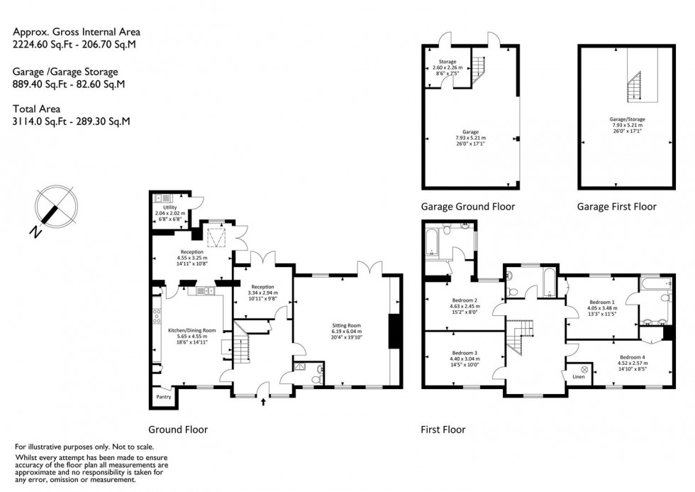 Floorplan for Church Road, Abbots Leigh, Bristol, BS8