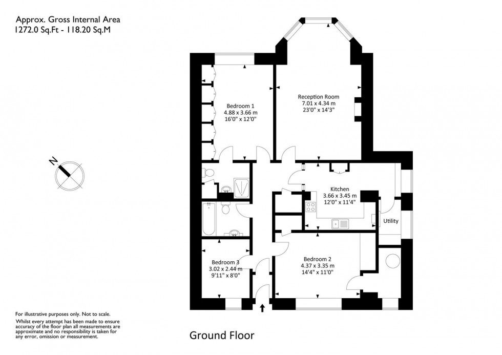 Floorplan for Julian Road, Sneyd Park, Bristol