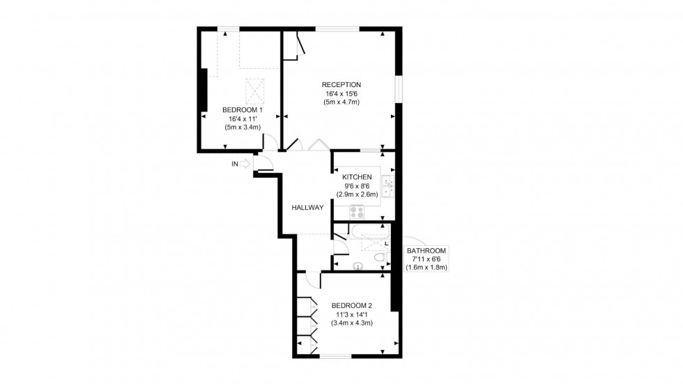 Floorplan for Mortimer Road, Clifton, Bristol, BS8