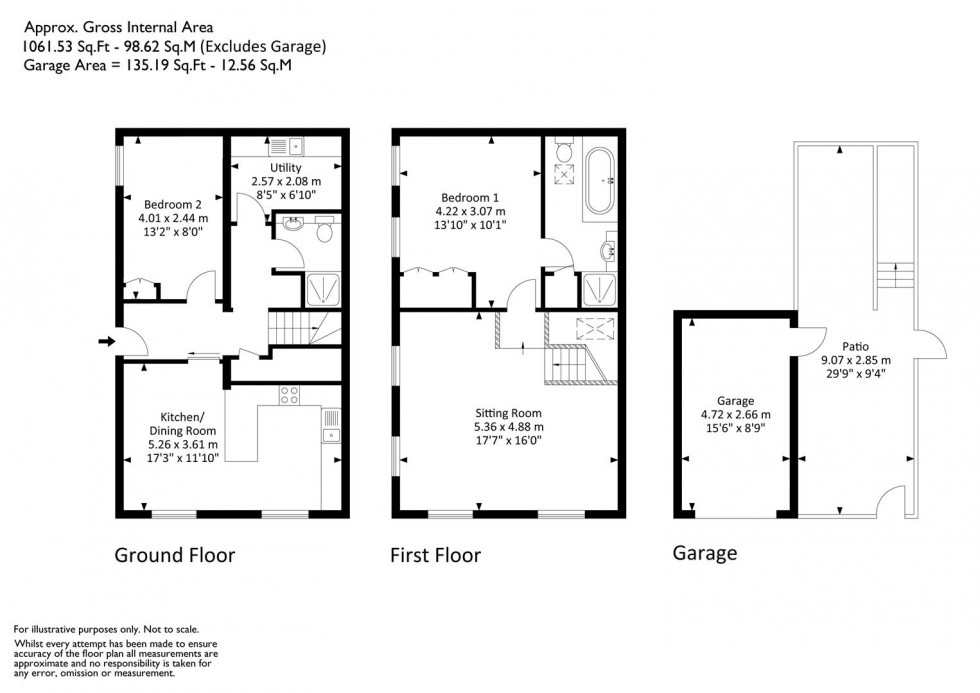 Floorplan for Cobblestone Mews, Clifton, Bristol, BS8