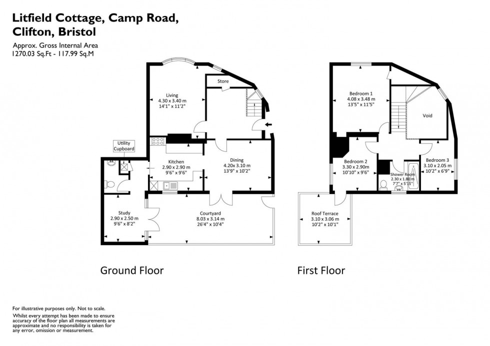 Floorplan for Camp Road, Clifton, Bristol, BS8