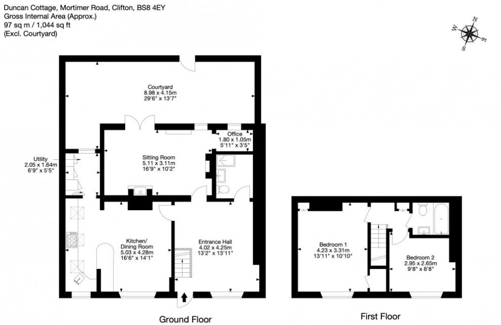 Floorplan for Mortimer Road, Clifton, Bristol, BS8